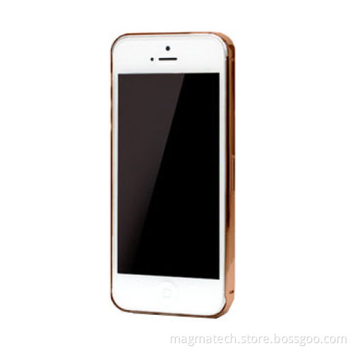 Stainless Steel Bumper for iPhone 5/5s, Attractive Design, Various Colors Available, Coffee